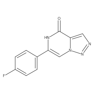 6-(4-fluorophenyl)-4H,5H-[1,2,3]triazolo[1,5-a]pyrazin-4-one Structure