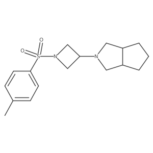 1-(4-Methylbenzenesulfonyl)-3-{octahydrocyclopenta[c]pyrrol-2-yl}azetidine Structure