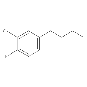 4-Butyl-2-chloro-1-fluorobenzene结构式