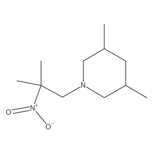 3,5-Dimethyl-1-(2-methyl-2-nitropropyl)piperidine Structure