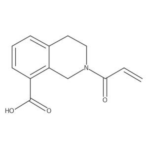 2-Prop-2-enoyl-3,4-dihydro-1H-isoquinoline-8-carboxylic acid结构式