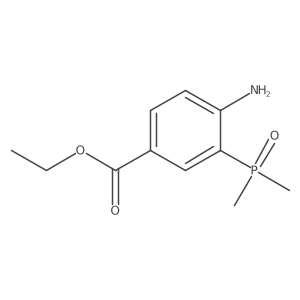 Ethyl 4-amino-3-(dimethylphosphoryl)benzoate Structure