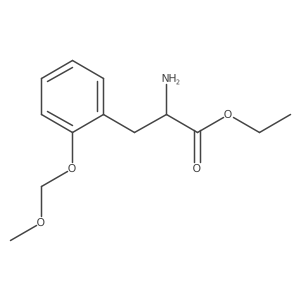 Ethyl 2-amino-3-[2-(methoxymethoxy)phenyl]propanoate结构式