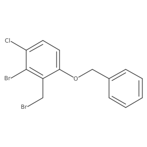 1-(Benzyloxy)-3-bromo-2-(bromomethyl)-4-chlorobenzene结构式