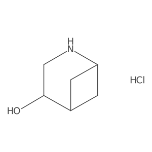 2-Azabicyclo[3.1.1]heptan-4-ol hydrochloride Structure