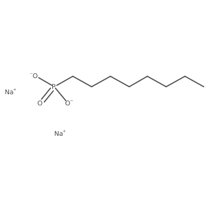 Sodium octyl phosphonate Structure