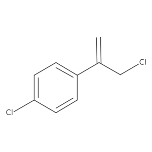 1-Chloro-4-(3-chloroprop-1-en-2-yl)benzene结构式