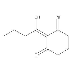 2-Cyclohexen-1-one, 3-amino-2-(1-oxobutyl)- Structure