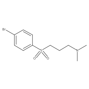 1-[3-(N,N-Dimethylamino)propylsulphonyl]-4-bromobenzene结构式