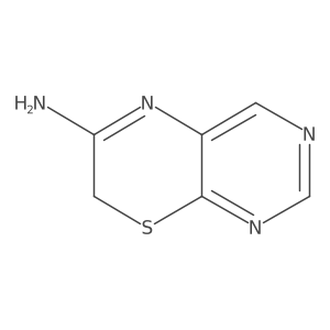 7H-Pyrimido[4,5-b][1,4]thiazin-6-amine结构式