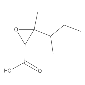 2,3-Anhydro-4,5-dideoxy-4-ethyl-3-C-methylpentonic acid结构式