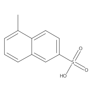 5-Methyl-2-naphthalenesulfonic acid结构式