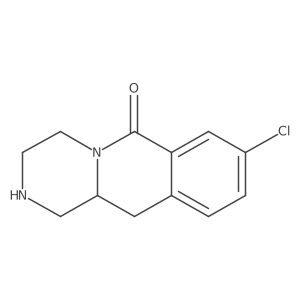 (R)-8-Chloro-3,4,11,11a-tetrahydro-1H-pyrazino[1,2-b]isoquinolin-6(2H)-one结构式