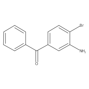 (3-Amino-4-bromophenyl)phenylmethanone结构式