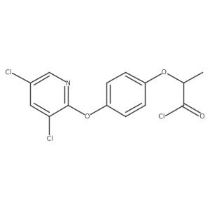 (2R)-2-{4-[(3,5-Dichloropyridin-2-yl)oxy]phenoxy}propanoyl chloride Structure