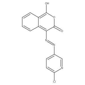 1H-isochromene-1,3,4-trione 4-[N-(6-chloro-3-pyridinyl)hydrazone] Structure