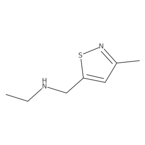 Ethyl-(3-methyl-isothiazol-5-ylmethyl)-amine Structure