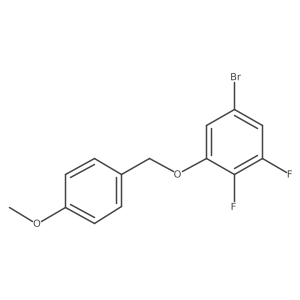 5-Bromo-1,2-difluoro-3-(4-methoxy-benzyloxy)-benzene结构式