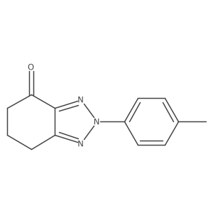 2-(p-tolyl)-6,7-dihydro-5H-benzotriazol-4-one结构式