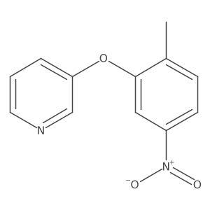 3-(2-Methyl-5-nitrophenoxy)pyridine Structure
