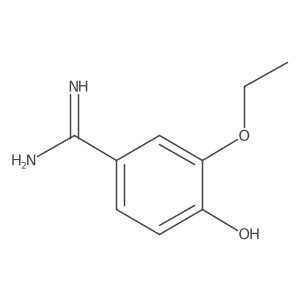 3-Ethoxy-4-hydroxybenzimidamide Structure