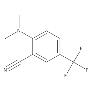 2-(Dimethylamino)-5-(trifluoromethyl)benzonitrile Structure