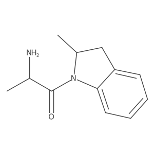 2-Amino-1-(2-methyl-2,3-dihydro-indol-1-YL)-propan-1-one结构式