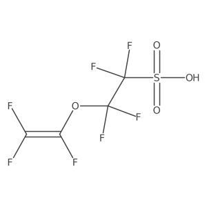 1,1,2,2-Tetrafluoro-2-(1,2,2-trifluorovinyloxy)ethanesulfonic acid Structure