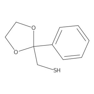 (2-Phenyl-1,3-dioxolan-2-yl)methanethiol Structure
