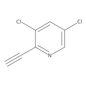 3,5-Dichloro-2-ethynylpyridine Structure