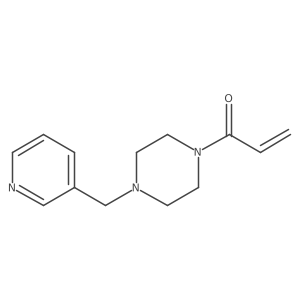 1-{4-[(Pyridin-3-yl)methyl]piperazin-1-yl}prop-2-en-1-one结构式