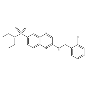 7-(4-chlorophenyl)-2-(4-fluorophenyl)imidazo[1,2-a]pyrazin-8(7H)-one结构式