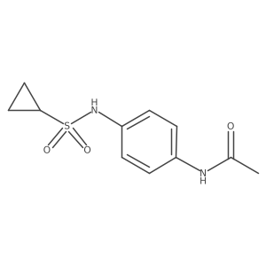 N-(4-(cyclopropanesulfonamido)phenyl)acetamide Structure