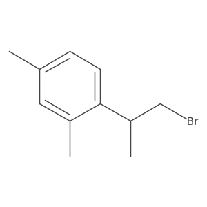 1-(1-Bromopropan-2-yl)-2,4-dimethylbenzene Structure