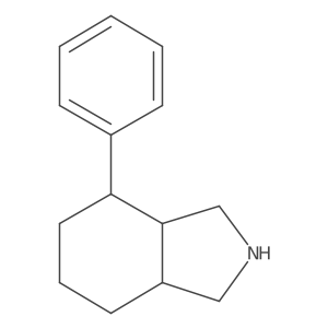 (3aR,4S,7aS)-4-Phenyloctahydro-1H-isoindole结构式