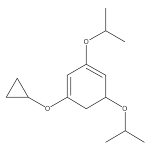 1-Cyclopropoxy-3,5-diisopropoxycyclohexa-1,3-diene结构式