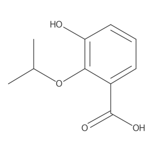 3-Hydroxy-2-isopropoxybenzoic acid结构式