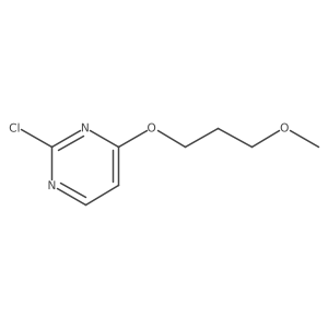 2-Chloro-4-(3-methoxypropoxy)pyrimidine结构式