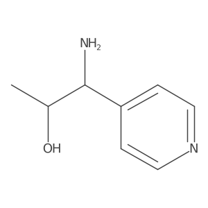 1-Amino-1-(pyridin-4-yl)propan-2-ol结构式
