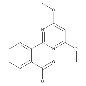 2-(4,6-Dimethoxy-2-pyrimidinyl)benzoic acid Structure