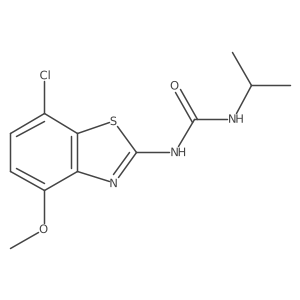 1-(7-Chloro-4-methoxybenzo[d]thiazol-2-yl)-3-isopropylurea结构式