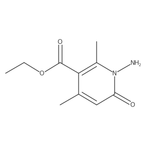 1-Amino-2,4-dimethyl-6-oxo-1,6-dihydro-pyridine-3-carboxylic acid ethyl ester Structure