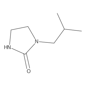 1-Isobutylimidazolidin-2-one结构式