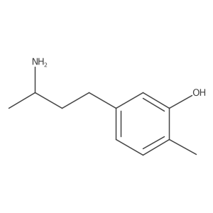 5-[(3S)-3-aminobutyl]-2-methylphenol结构式
