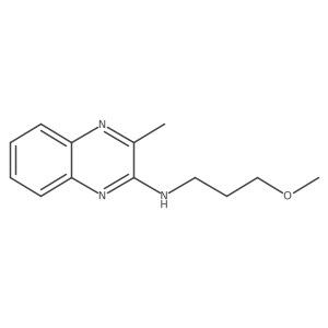 N-(3-methoxypropyl)-3-methylquinoxalin-2-amine结构式
