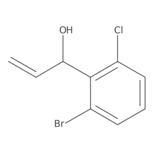 1-(2-Bromo-6-chlorophenyl)prop-2-en-1-ol结构式