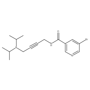 5-bromo-N-(4-(diisopropylamino)but-2-yn-1-yl)nicotinamide Structure