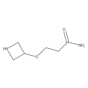 3-(Azetidin-3-yloxy)propanamide Structure