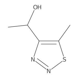 1-(5-Methyl-1,2,3-thiadiazol-4-yl)ethan-1-ol Structure