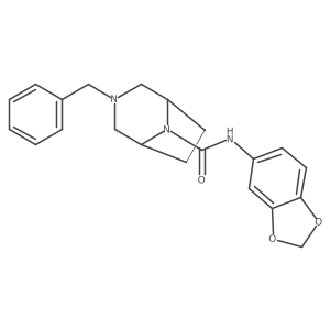 N-(2H-1,3-Benzodioxol-5-YL)-3-benzyl-3,8-diazabicyclo[3.2.1]octane-8-carboxamide Structure